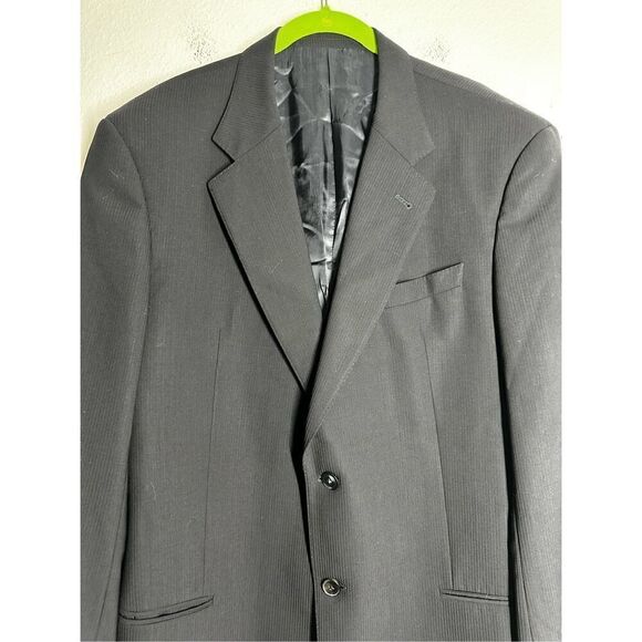 Armani Collezioni Men’s 2 Buttons Blazer Black Made in Italy Size 42 See Descrip - Picture 2 of 16